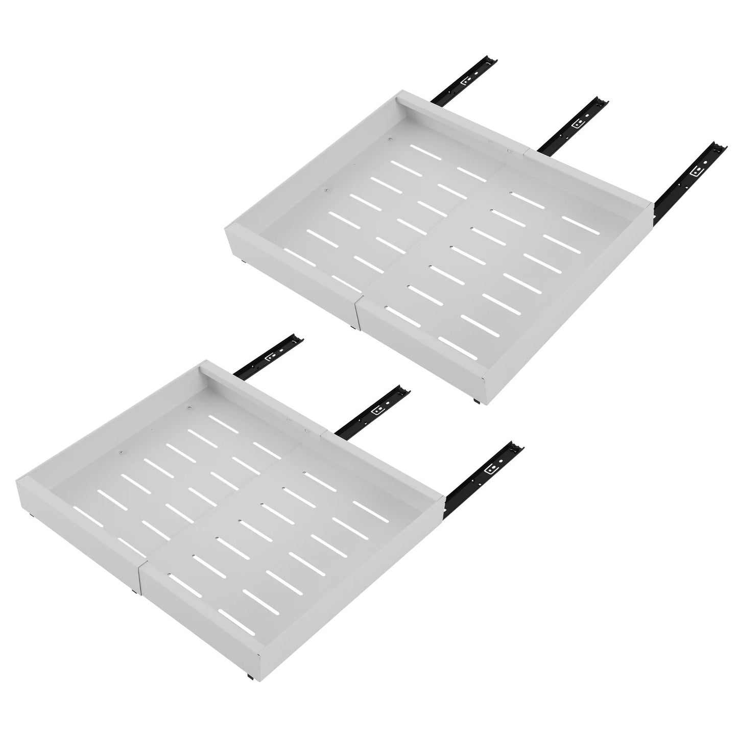 Organisateur d’Armoire Coulissant Ordomia – Tiroir Extractible Extensible Sans Perçage avec Adhésif pour Cuisine & Salle de Bain